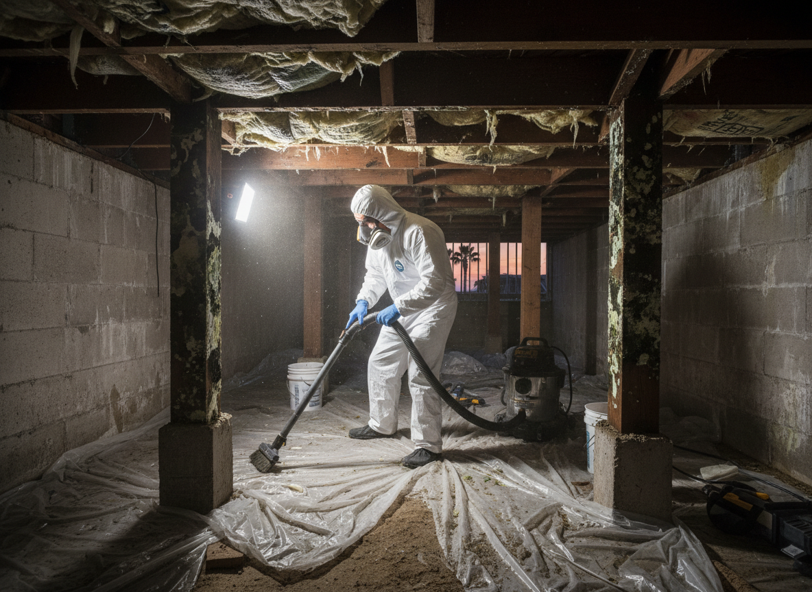 Crawl Space Mold Removal in SUNSET BEACH, CA