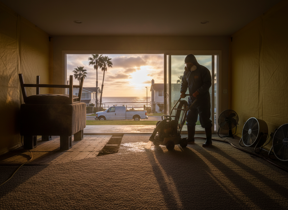 Water Damage Restoration near Me in SUNSET BEACH, CA